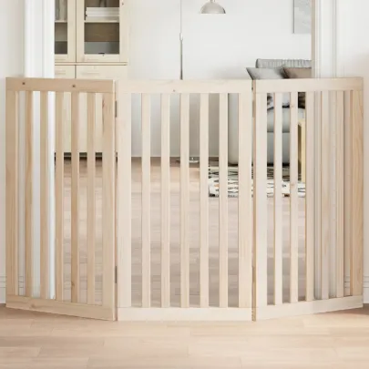 Poartă Pliabilă pentru Câini din Lemn - 150 cm