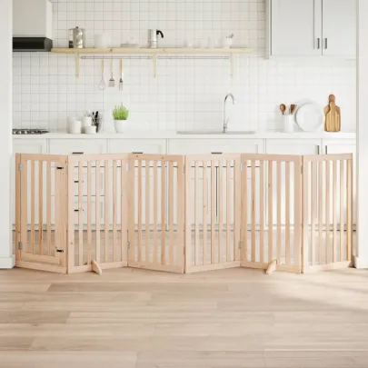 Poartă Câini Pliabilă Lemn - 300 cm - Livrare Gratuită