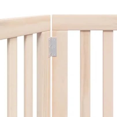 Poartă Pliabilă pentru Câini - Lemn de Plop - 160 cm - Gratis Livrare