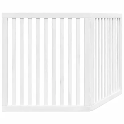 Poartă Pliabilă pentru Câini - 2 Panouri - 160 cm - Alb