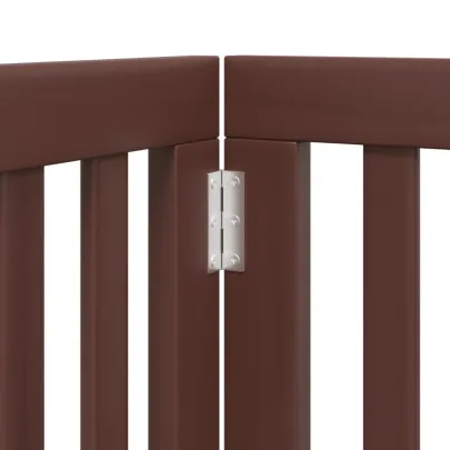 Poartă Câini Pliabilă Lemn Plop 300 cm - Livrare Gratuită