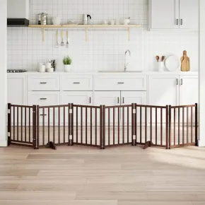 Poartă Câini Pliabilă Lemn 300 cm - Gratis Livrare