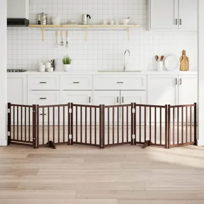 Poartă Câini Pliabilă Lemn 300 cm - Gratis Livrare