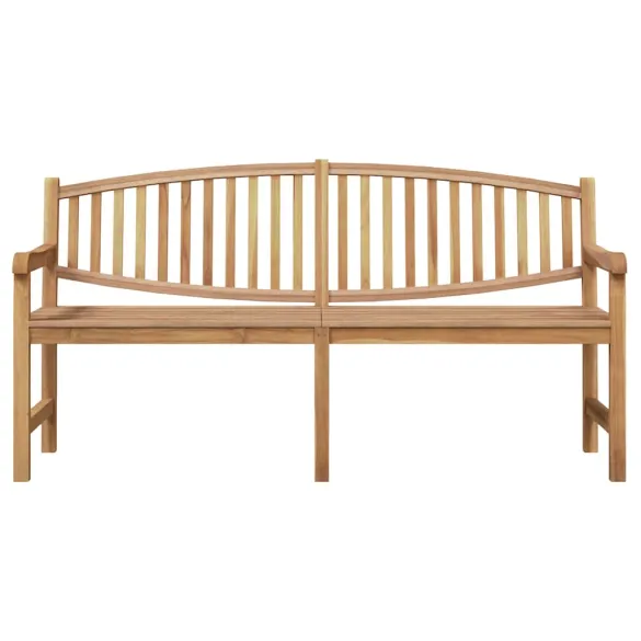 Bancă Grădină Lemn Tec | 180 cm | Livrare Gratuită