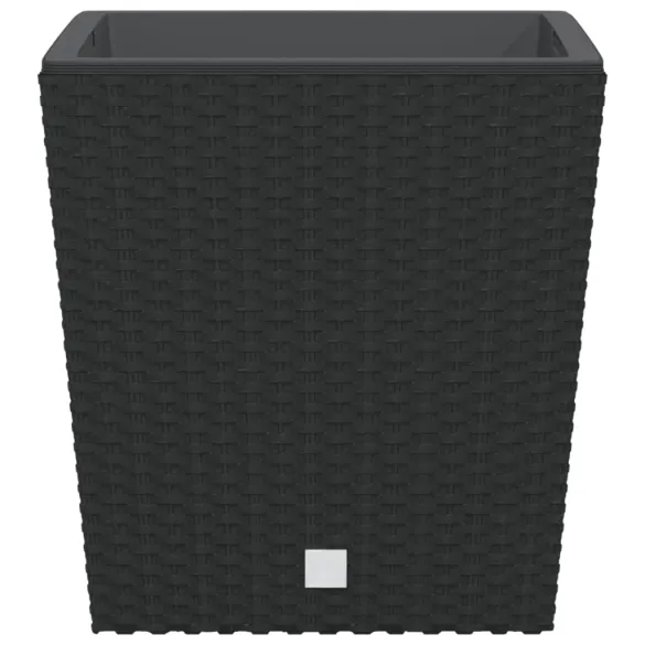 Jardinieră cu Interior Detașabil - Antracit - PP Ratan