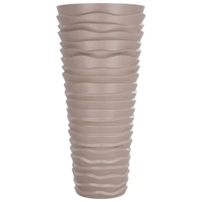 Jardinieră cu Interior Detașabil - Mocha - 18/45 L - PP Canelat