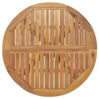 Masă Grădină Rotundă Lemn Acacia | Livrare Gratuită