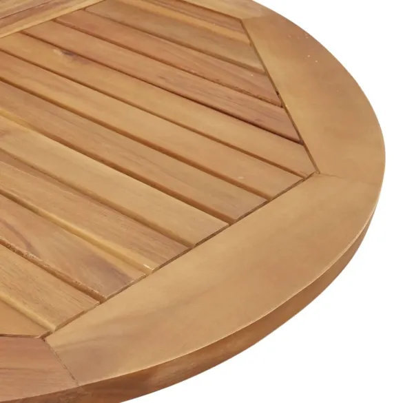Masă Grădină Rotundă Lemn Acacia | Livrare Gratuită