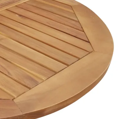 Masă Grădină Rotundă Lemn Acacia | Livrare Gratuită