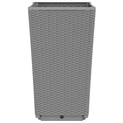 Jardiniere Grădină 4 buc - Gri Deschis - PP | Livrare Gratuită