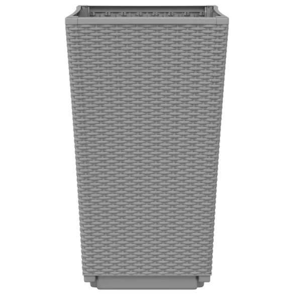 Jardiniere Grădină 4 buc - Gri Deschis - PP | Livrare Gratuită