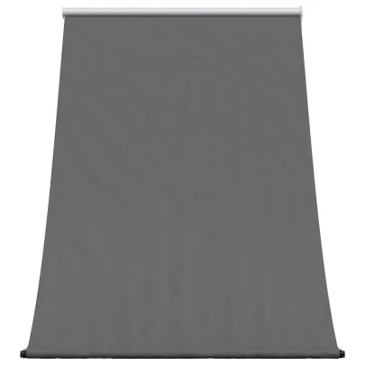 Copertină Retractabilă Antracit 100x150 cm - Textil și Oțel