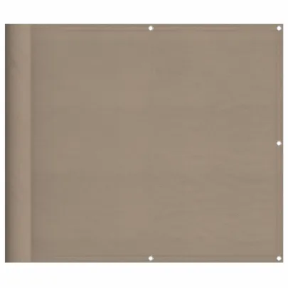Paravan de Balcon Gri Taupe 90x800 cm - Poliester Oxford