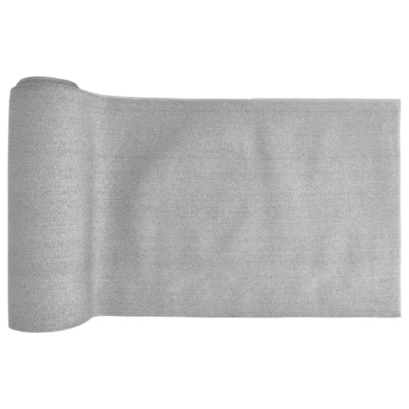 Plasă protecție intimitate gri HDPE 150g/m² 1,2x25m