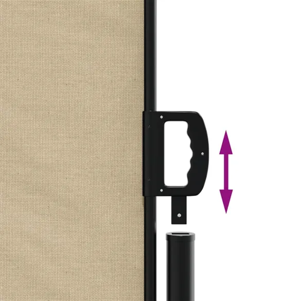 Copertină Laterală Retractabilă Bej 100x300 cm | Livrare Gratuită