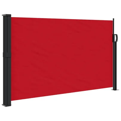 Copertină Laterală Retractabilă Roșie - 117x300 cm
