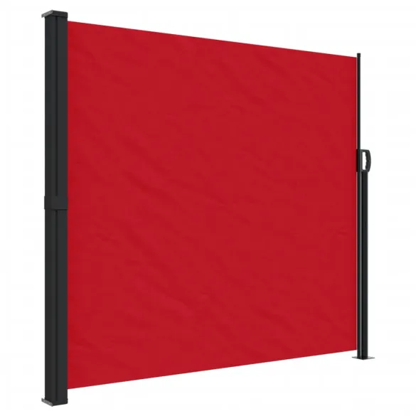 Copertină Laterală Retractabilă Roșie - 180x300 cm | Livrare Gratuită