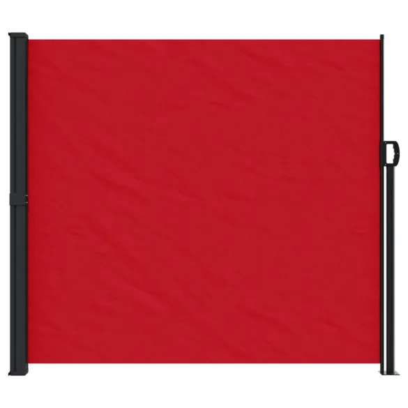 Copertină Laterală Retractabilă Roșie - 180x300 cm | Livrare Gratuită