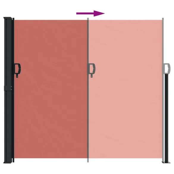 Copertină Laterală Retractabilă Teracotă 180x300 cm