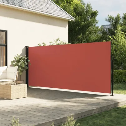 Copertină Laterală Retractabilă Teracotă 180x500cm | Livrare Gratuită