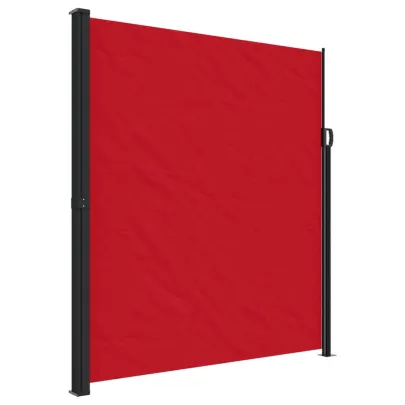 Copertină Laterală Retractabilă Roșu - 220x500 cm