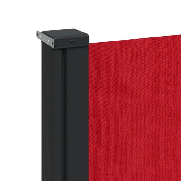 Copertină Laterală Retractabilă Roșu - 220x500 cm