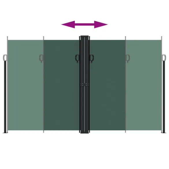 Copertină Laterală Retractabilă Verde - 200x600 cm