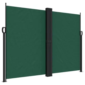 Copertină Laterală Retractabilă Verde - 180x1000 cm 2