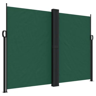 Copertină Laterală Retractabilă Verde - 180x1000 cm