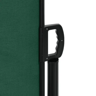 Copertină Laterală Retractabilă Verde - Protecție UV și Intimitate