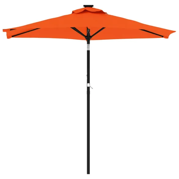 Umbrelă Soare Grădină Oțel Teracotă - Livrare Gratuită