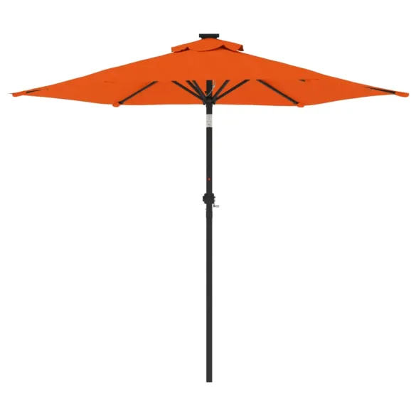 Umbrelă Soare Grădină Oțel Teracotă - Livrare Gratuită