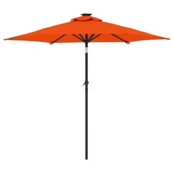 Umbrelă Soare Grădină Oțel Teracotă - Livrare Gratuită