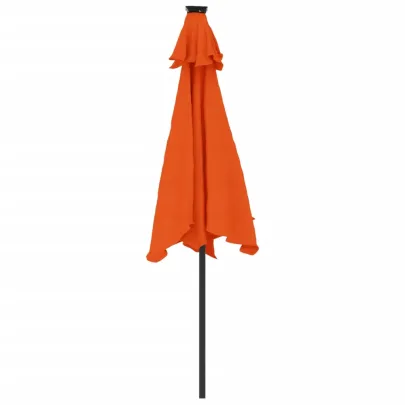 Umbrelă Soare Grădină Oțel Teracotă - Livrare Gratuită