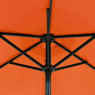 Umbrelă Soare Grădină Oțel Teracotă - Livrare Gratuită