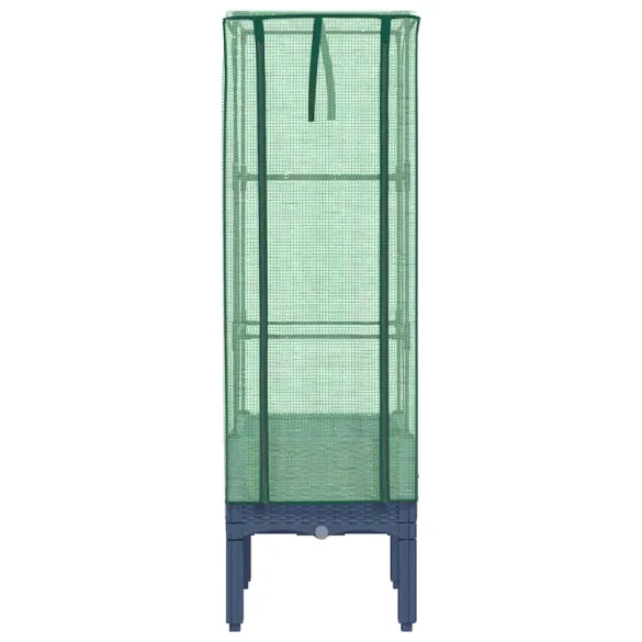 Strat Înălțat cu Seră Ratan - Protectie Plante