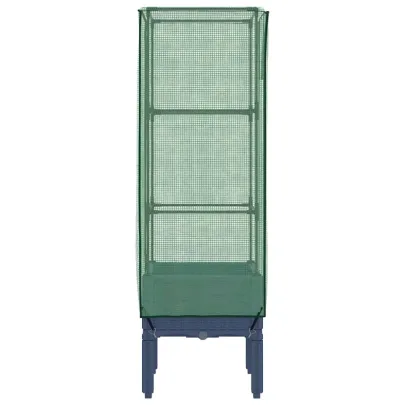 Strat Înălțat cu Seră Ratan - Protectie Plante