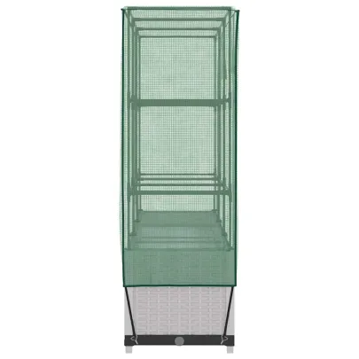 Strat Înălțat cu Seră Ratan - Protecție Plantă