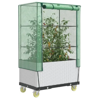 Strat Înălțat cu Roți și Husă Protectie - 80x50cm