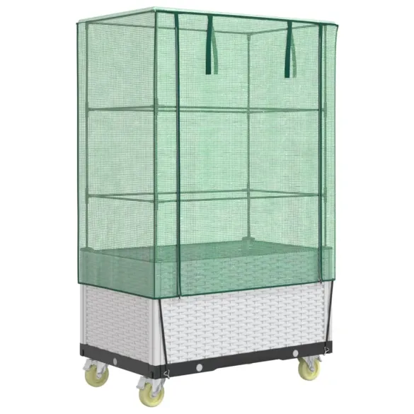 Strat Înălțat cu Roți și Husă Protectie - 80x50cm