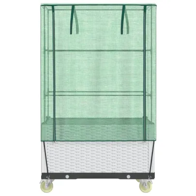 Strat Înălțat cu Roți și Husă Protectie - 80x50cm