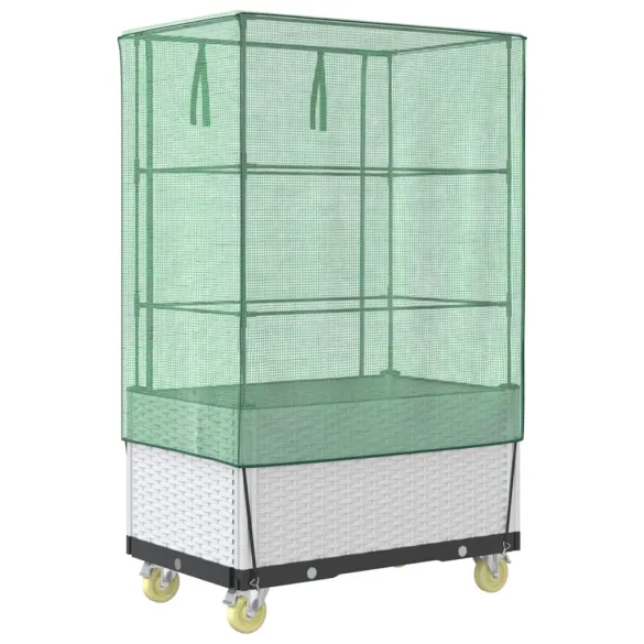 Strat Înălțat cu Roți și Husă Protectie - 80x50cm