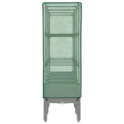 Strat Înălțat cu Seră Ratan - Protecție Plantă