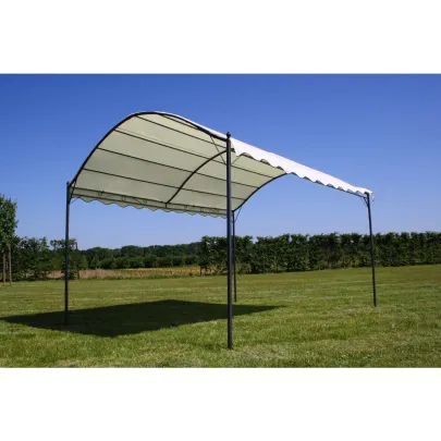 Foișor Alb Crem 4x3m - Protecție Solară și Ploaie