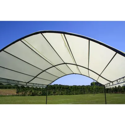 Foișor Alb Crem 4x3m - Protecție Solară și Ploaie