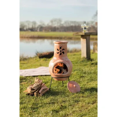 Șemineu Cancun din Lut - Decor rustic pentru grădină