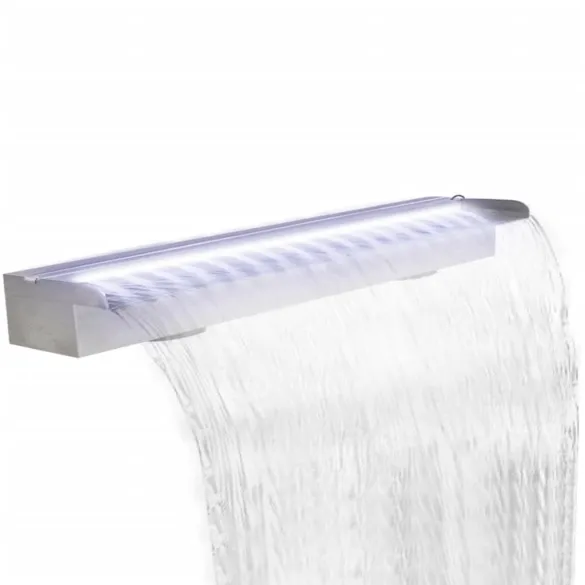 Fântână Piscină LED 150 cm Oțel Inoxidabil | Livrare Gratuită