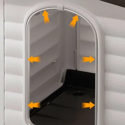 Cușcă Exterior Câini Villa 90 Gri - Ferplast