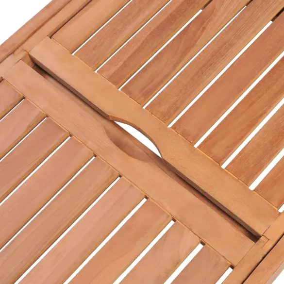 Șezlong Lemn Tec | Mobilier Grădină Rezistent la Intemperii