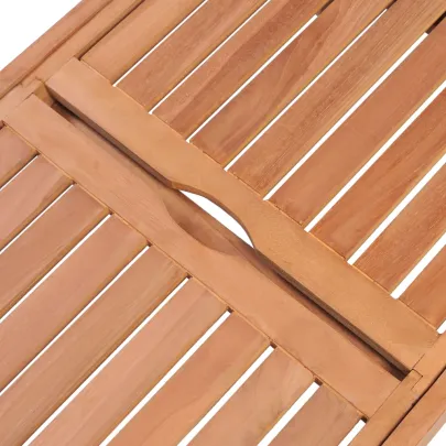 Șezlong Lemn Tec | Mobilier Grădină Rezistent la Intemperii